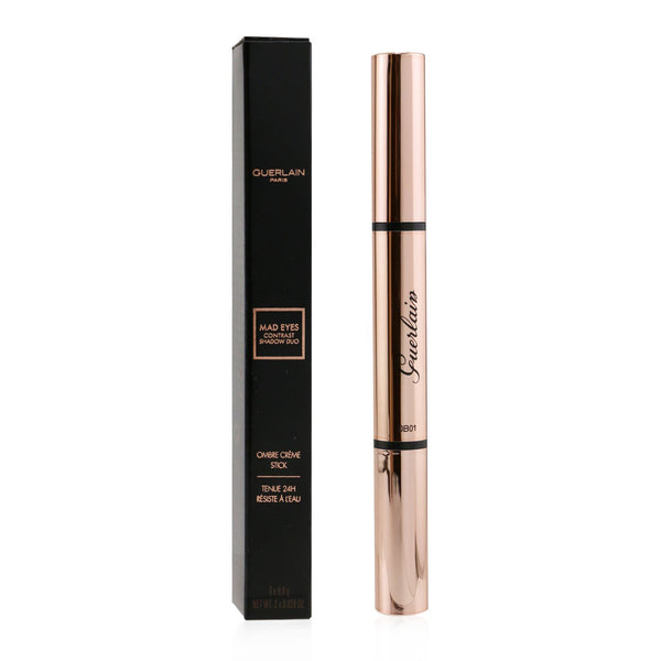 Guerlain Mad Eyes Contrast Shadow Duo Cream Shadow Stick - # Warm Brown, # Golden Brown  2x0.8g/0.028oz