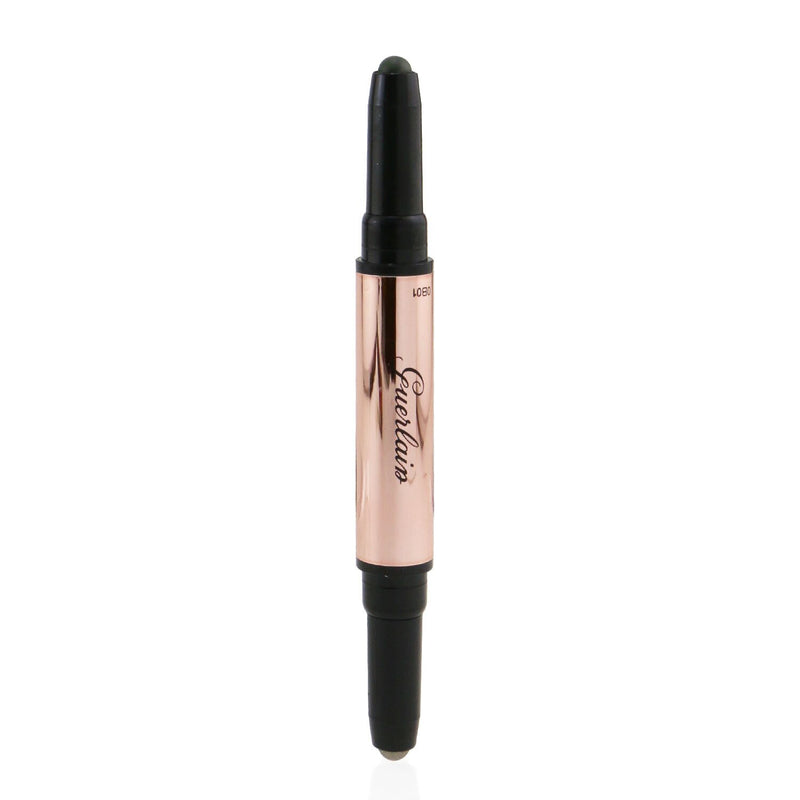 Guerlain Mad Eyes Contrast Shadow Duo Cream Shadow Stick - # Ash Green, # Pearly Green  2x0.8g/0.028oz