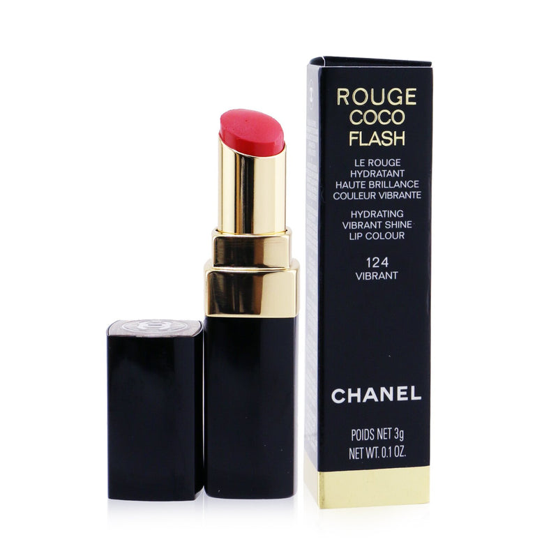 Chanel Rouge Coco Flash Hydrating Vibrant Shine Lip Colour - # 124 Vibrant  3g/0.1oz