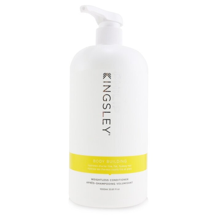 Philip Kingsley Body Building Weightless Conditioner (Hydrates Shorter Fine, Flat, Flyaway Hair) 1000ml/33.81oz