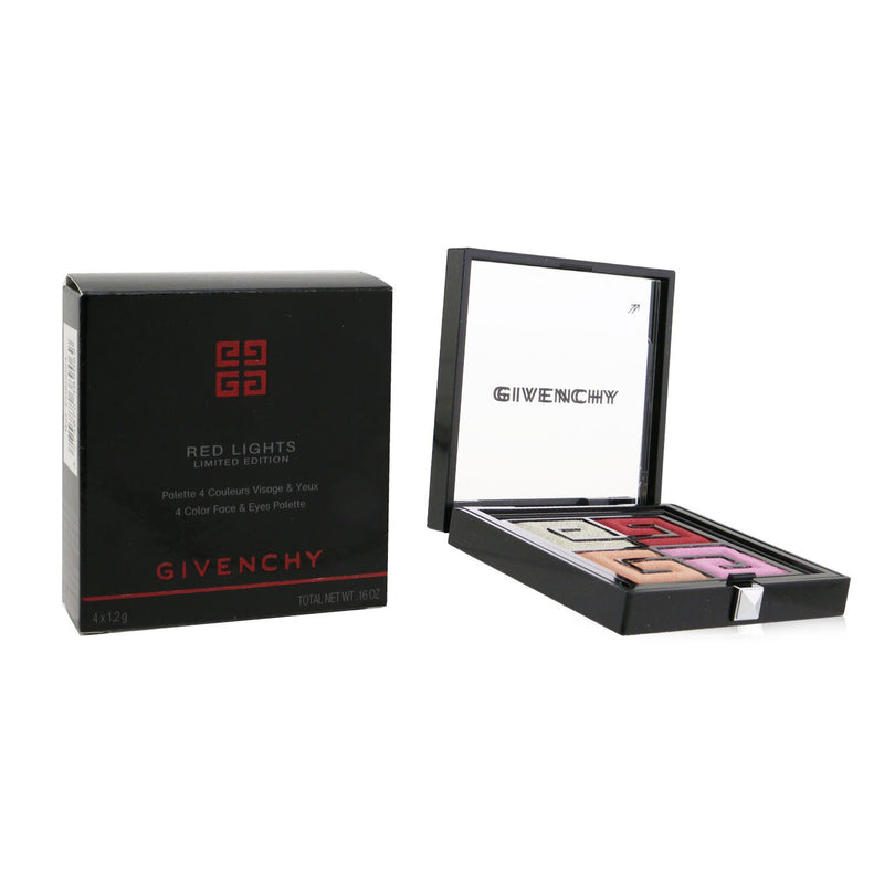 Givenchy 4 Color Face & Eyes Palette (Limited Edition) - # Red Lights 