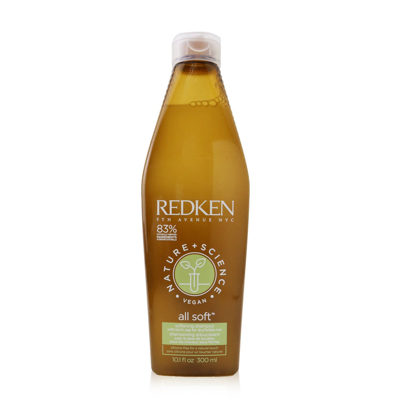 Redken Nature + Science All Soft Softening Shampoo (For Dry/ Brittle Hair)  300ml/10.1oz