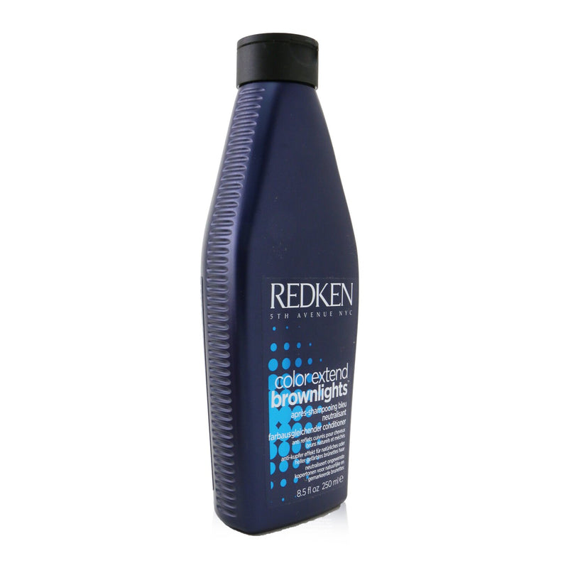 Redken Color Extend Brownlights Blue Toning Conditioner (Anti-Brass For Natural and Highlighted Brunettes) 