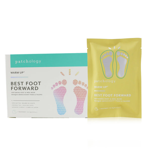 Patchology Warm Up Best Foot Forward - Softening Foot & Heel Mask (1 Treatment) 