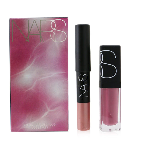 NARS Explicit Color Lip Duo (1x Velvet Matte Lip Pencil, 1x Lip Tint) - # Sex Machine  2pcs