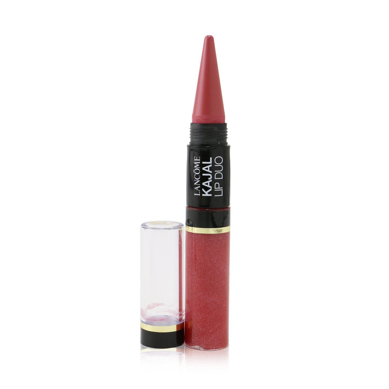 Lancome Kajal Lip Duo High Precision Lipstick & Illuminating Gloss - # 14 Nude Tornado 