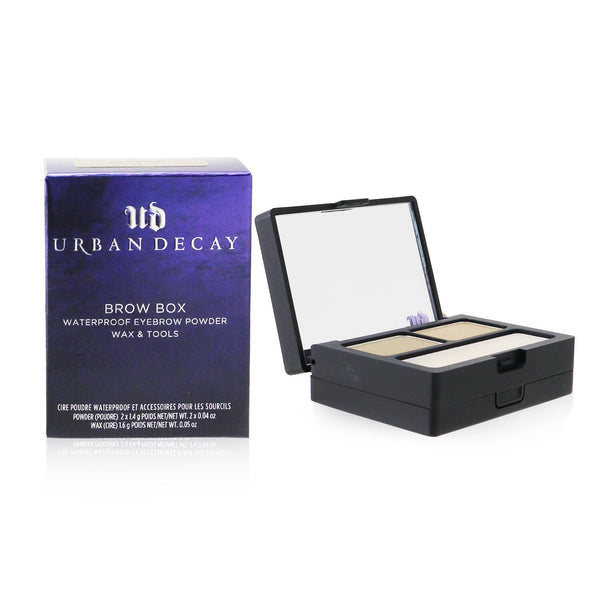 Urban Decay Brow Box: Eyebrow Powder + Wax + Tools - Blondie 