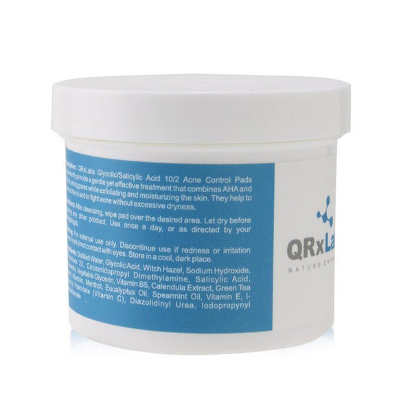 QRxLabs Glycolic/Salicylic Acid 10/2 Acne Control Pads 50pads