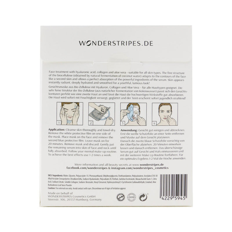 WONDERSTRIPES Moisturizing Booster Biocellulose Facemask 