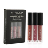 Sigma Beauty Kismatte Lip Trio (3x Mini Matte Liquid Lipsticks)  3x1.4g/0.05oz
