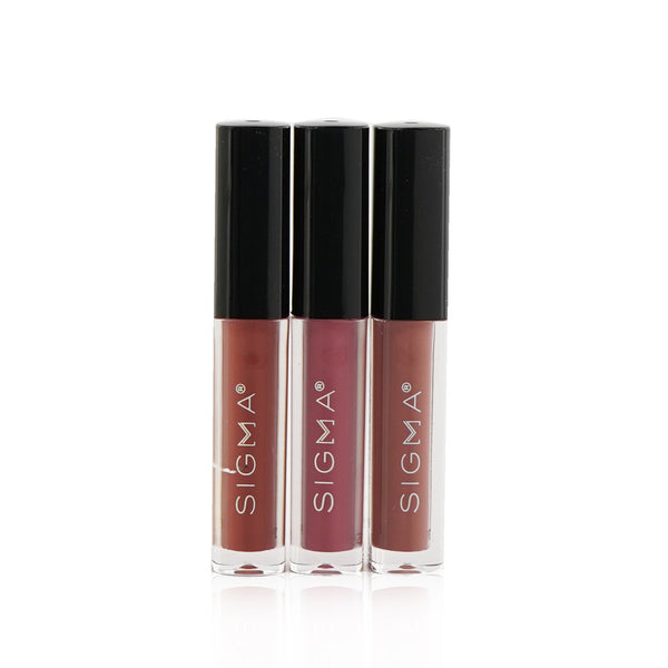 Sigma Beauty Kismatte Lip Trio (3x Mini Matte Liquid Lipsticks)  3x1.4g/0.05oz