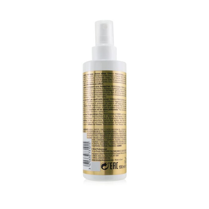 L'Oreal Professionnel Serie Expert - Absolut Repair 10 in 1 Perfecting Multipurpose Spray (For Damaged Hair) 190ml/6.4oz