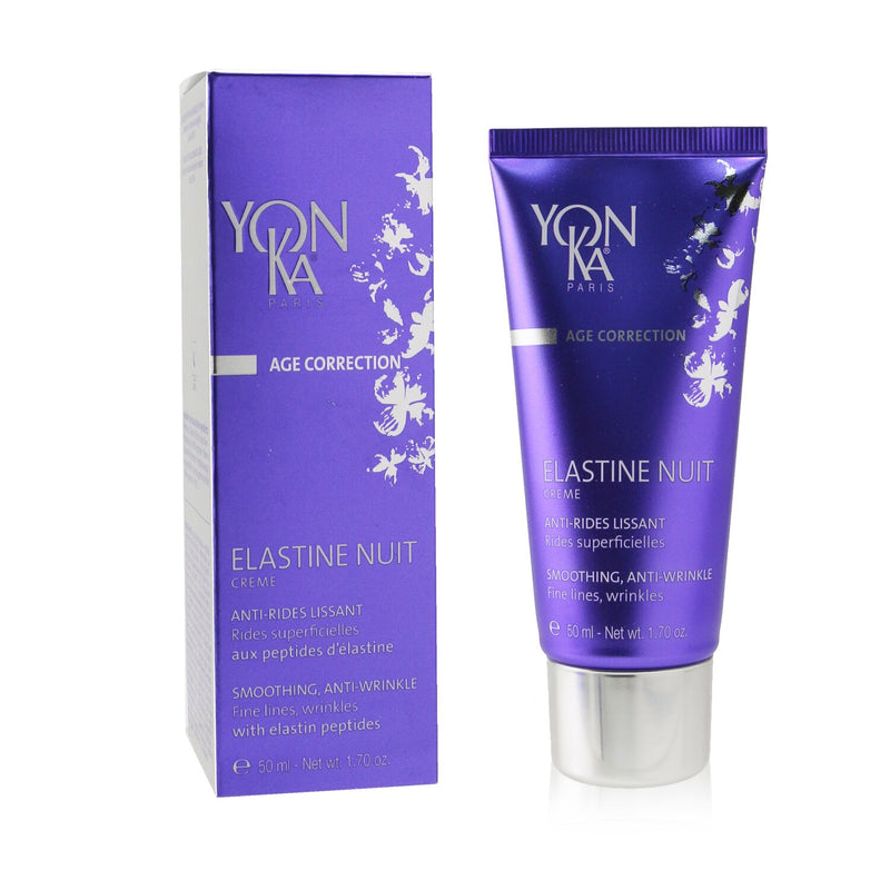 Yonka Age Correction Elastine Nuit Creme With Elastin Peptides - Smoothing, Anti-Wrinkle  50ml/1.7oz