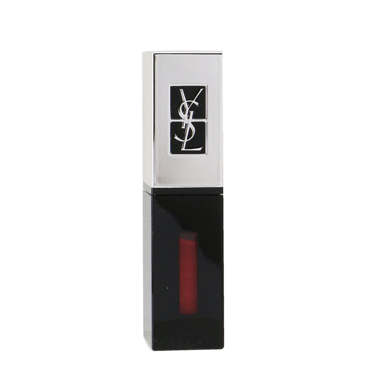Yves Saint Laurent Rouge Pur Couture Vernis A Levres The Holographics Glossy Stain - # 505 Video Red  6ml/0.2oz