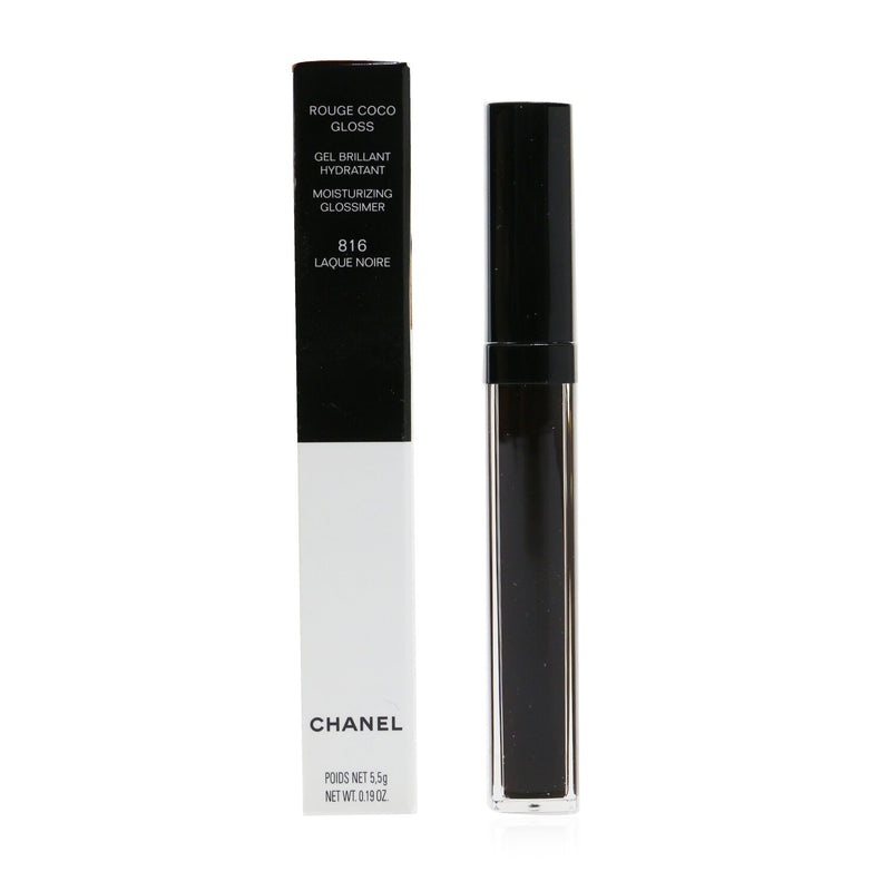 Chanel Rouge Coco Gloss Moisturizing Glossimer - # 816 Laque Noire  5.5g/0.19oz
