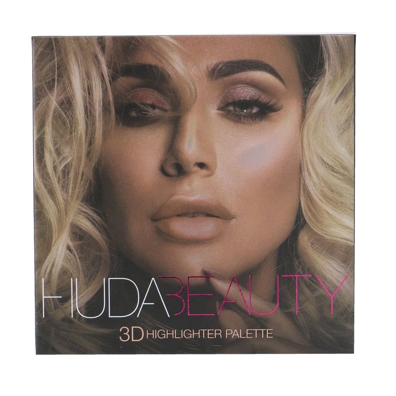 Huda Beauty 3D Highlighter Palette (4x Highlighter) - # Pink Sands  30g/1.05oz