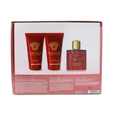 Versace Eros Flame Coffret: Eau De Parfum Spray 50ml/1.7oz +Perfumed Shower Gel 50ml/1.7oz + After Shave Balm 50ml/1.7oz 