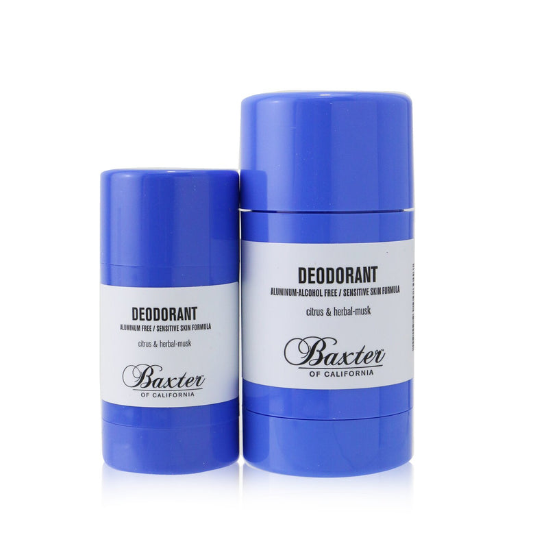 Baxter Of California Deodorant Duo Set - Aluminum & Alcohol Free (Sensitive Skin Formula)  2pcs