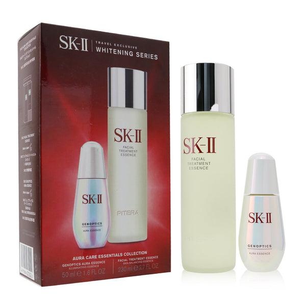 SK II Whitening Series Aura Care Essentials Collection : Genoptics Aura Essence 50ml + Facial Treatment Essence 230ml  2pcs