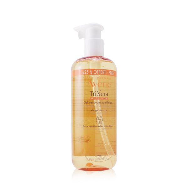 Avene TriXera Nutrition Nutri-Fluid Face & Body Cleansing Gel - For Dry to Very Dry Sensitive Skin (Limited Edition) 