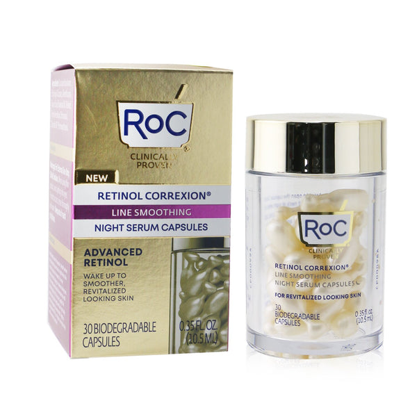 ROC Retinol Correxion Line Smoothing Night Serum Capsules 