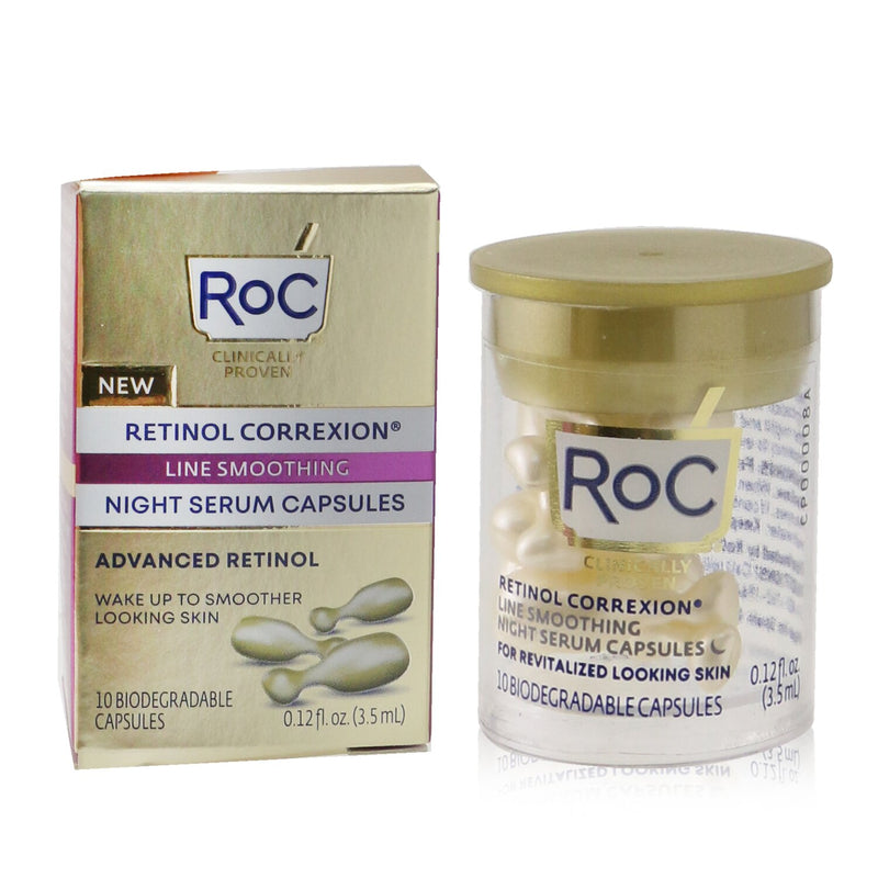 ROC Retinol Correxion Line Smoothing Night Serum Capsules 
