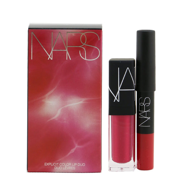 NARS Explicit Color Lip Duo (1x Velvet Matte Lip Pencil, 1x Lip Tint) - # Dragon Girl 