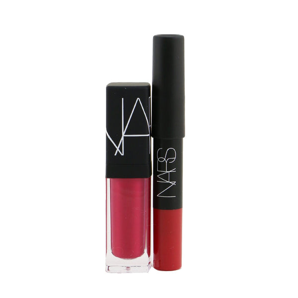 NARS Explicit Color Lip Duo (1x Velvet Matte Lip Pencil, 1x Lip Tint) - # Dragon Girl 