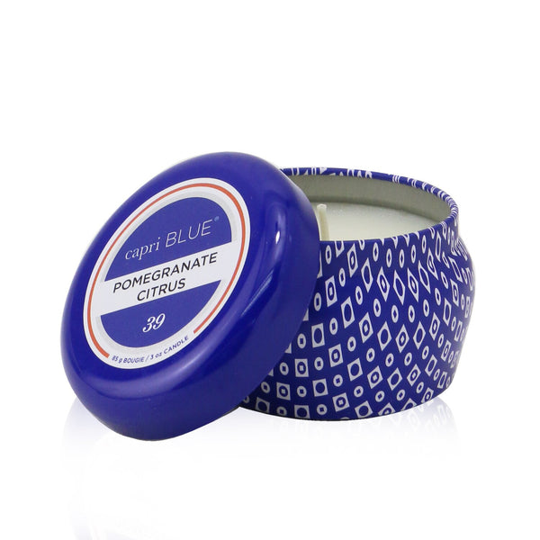Capri Blue Blue Mini Tin Candle - Pomegranate Citrus 