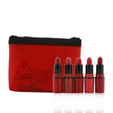 MAC Travel Exclusive Mini Lipsticks Set (5x Mini Lipstick + 1 Bag) - #Bright 