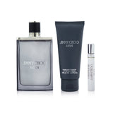 Jimmy Choo Jimmy Choo Coffret: Eau De Toilette Spray 100ml/3.4oz + Eau De Toilette Spray 7.5ml/0.25oz + After Shave Balm 100ml/3.3oz 