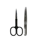 Billion Dollar Brows Men's Grooming Kit: Stainless Steel Comb/Tweezer + Straight Edge Scissor 