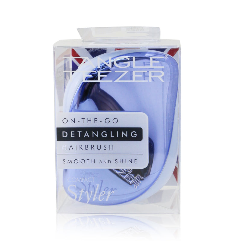 Tangle Teezer Compact Styler On-The-Go Detangling Hair Brush - # Baby Blue Chrome    CS-BBC-010220  1pc