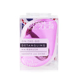 Tangle Teezer Compact Styler On-The-Go Detangling Hair Brush - # Baby Pink Chrome 