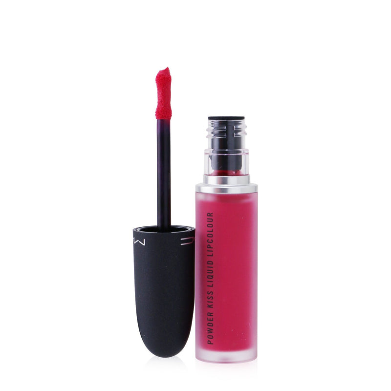 MAC Powder Kiss Liquid Lipcolour - # 977 Fashion Emergency  5ml/0.17oz