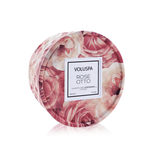 Voluspa 2 Wick Tin Candle - Rose Otto 