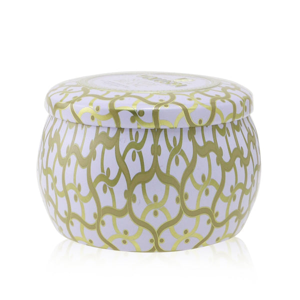 Voluspa Mini Tin Candle - Suede Blanc  113g/4oz