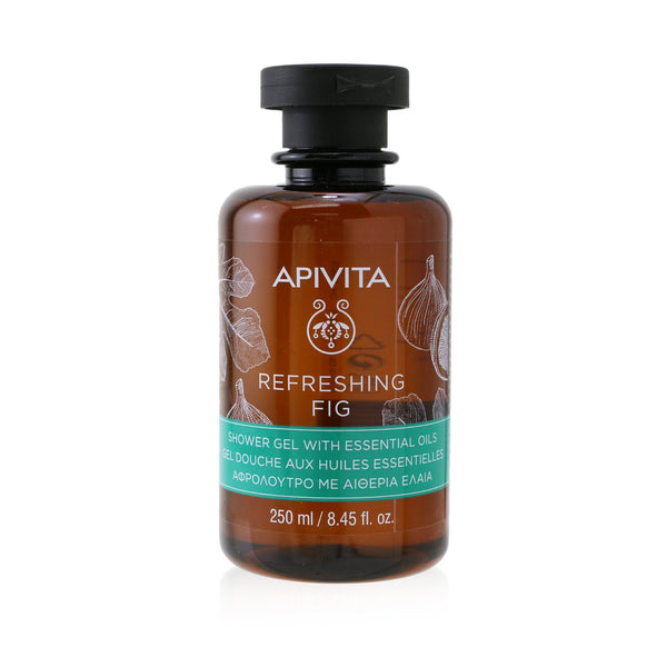 Apivita Refreshing Fig Shower Gel with Essential Oils 