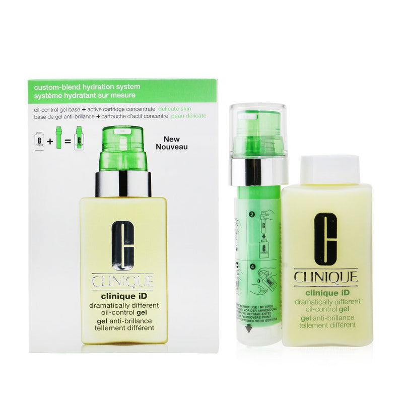 Clinique Clinique iD Dramatically Different Oil-Control Gel + Active Cartridge Concentrate For Delicate Skin 