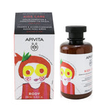Apivita Kids Care Gentle Kids Shampoo & Conditioner (Pomegranate & Honey) 