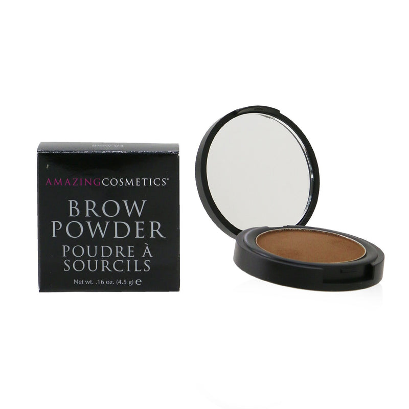Amazing Cosmetics Brow Powder - # 04 Dark Warm Brown  4.5g/0.16oz