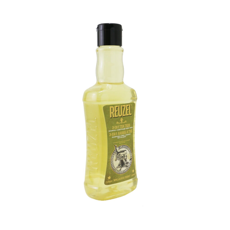 Reuzel 3-In-1 Tea Tree Shampoo Conditioner Body Wash 