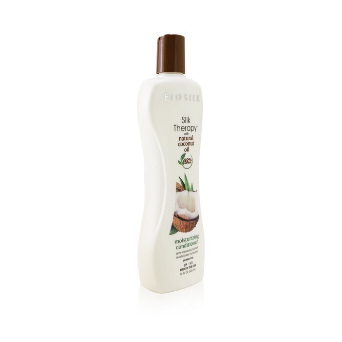 BioSilk Silk Therapy with Coconut Oil Moisturizing Conditioner 355ml/12oz