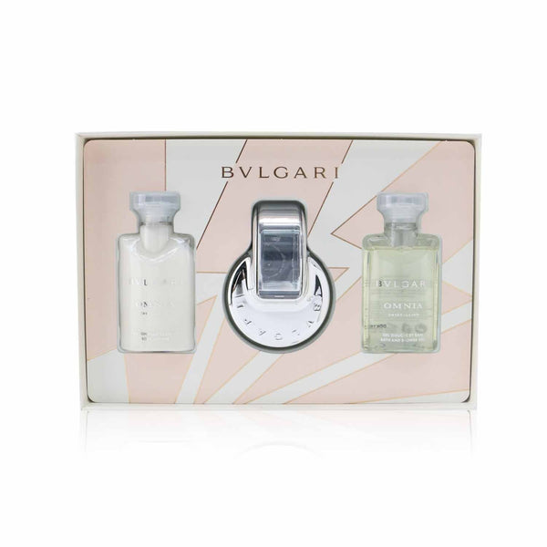 Bvlgari Omnia Crystalline Coffret: Eau De Toilette Spray 40ml/1.35oz + Body Lotion 40ml/1.35oz + Shower Gel 40ml/1.35oz 