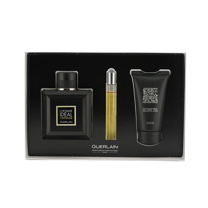 Guerlain L'Homme Ideal L'Intense Coffret: Eau De Parfum Spray 100ml/3.3oz + Eau De Parfum Spray 10ml/0.3oz + Shower Gel 75ml/2.5oz 