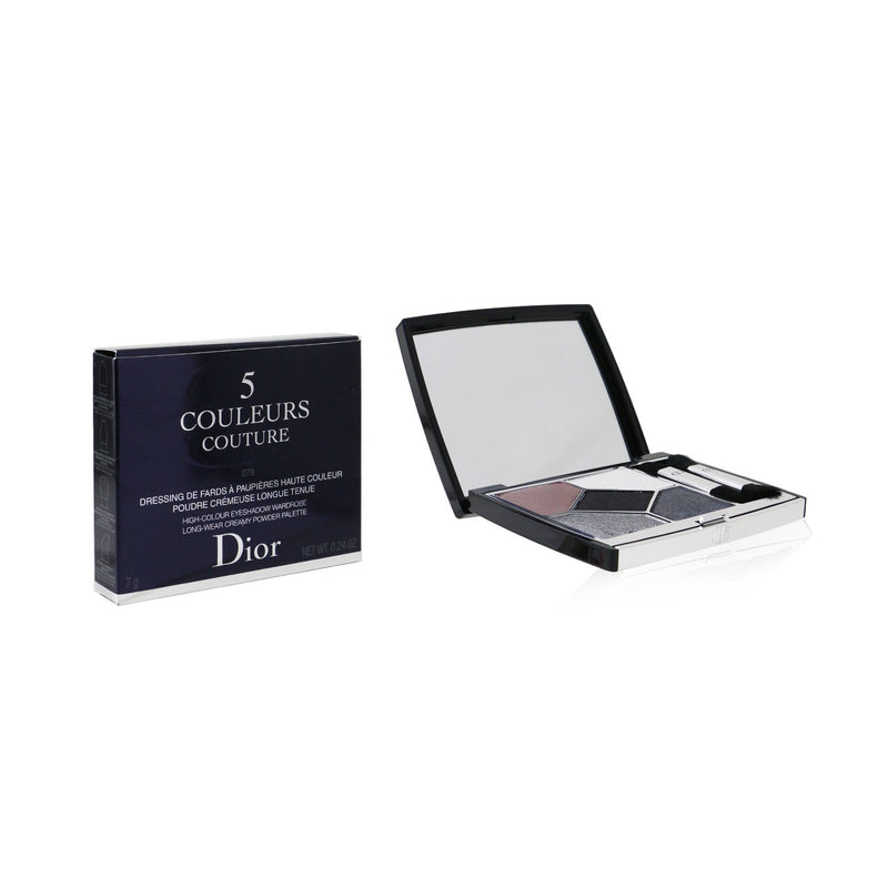 Christian Dior 5 Couleurs Couture Long Wear Creamy Powder Eyeshadow Palette - # 079 Black Bow 