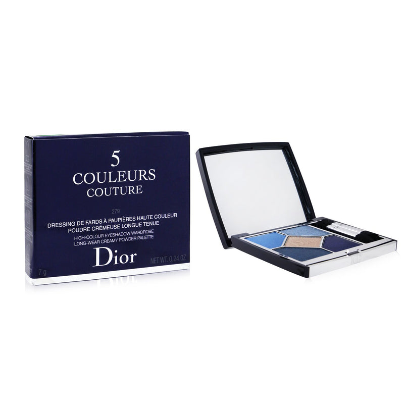 Christian Dior 5 Couleurs Couture Long Wear Creamy Powder Eyeshadow Palette - # 279 Denim 