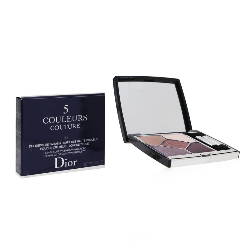 Christian Dior 5 Couleurs Couture Long Wear Creamy Powder Eyeshadow Palette - # 769 Tutu 