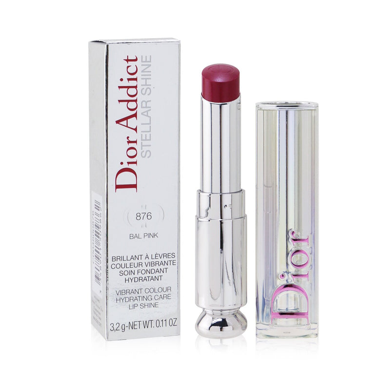 Christian Dior Dior Addict Stellar Shine Lipstick - #876 Bal Pink (Dark Raspberry) 