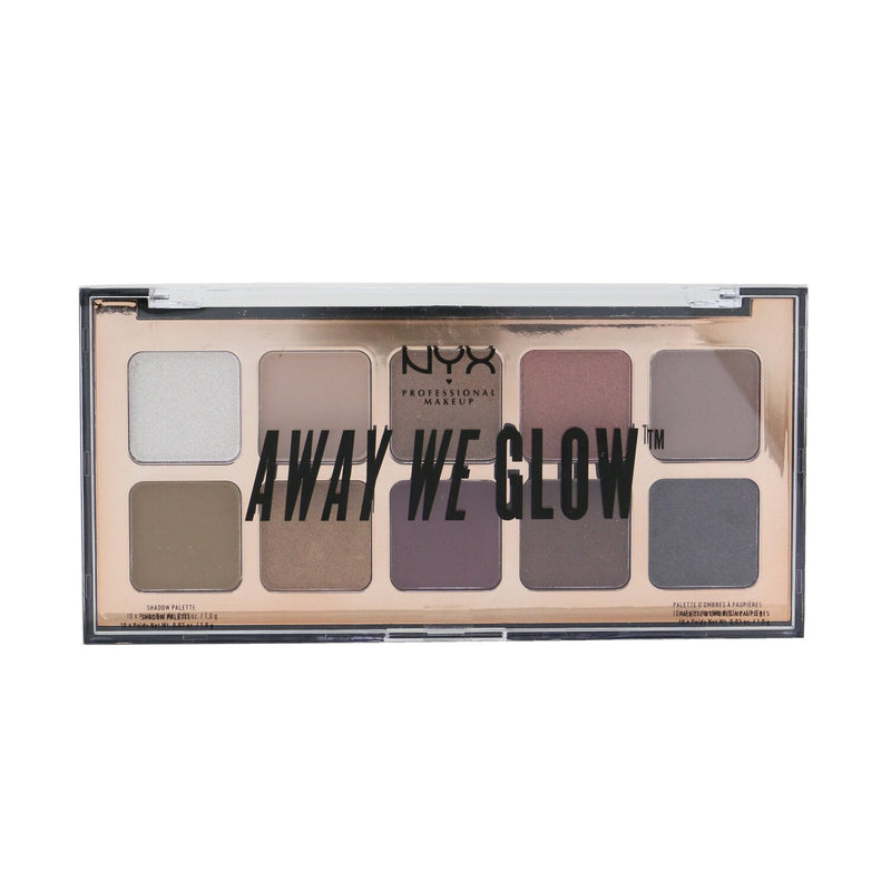 NYX Away We Glow Shadow Palette (10x Eyeshadow) - # Lovebeam  10x1g/0.03oz